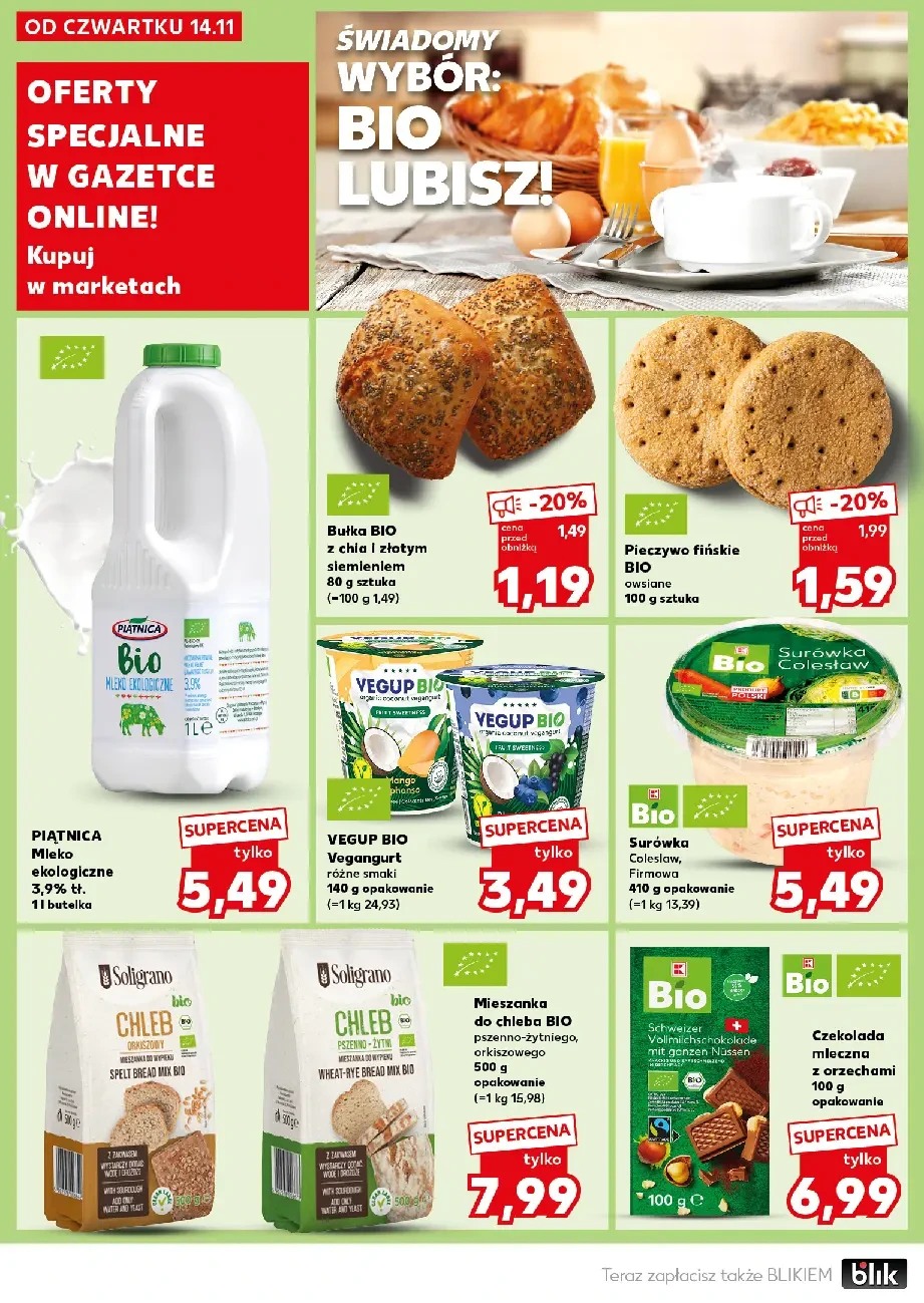 kaufland, bio, moda, jedzenie, promocje, gazetki promocyjne