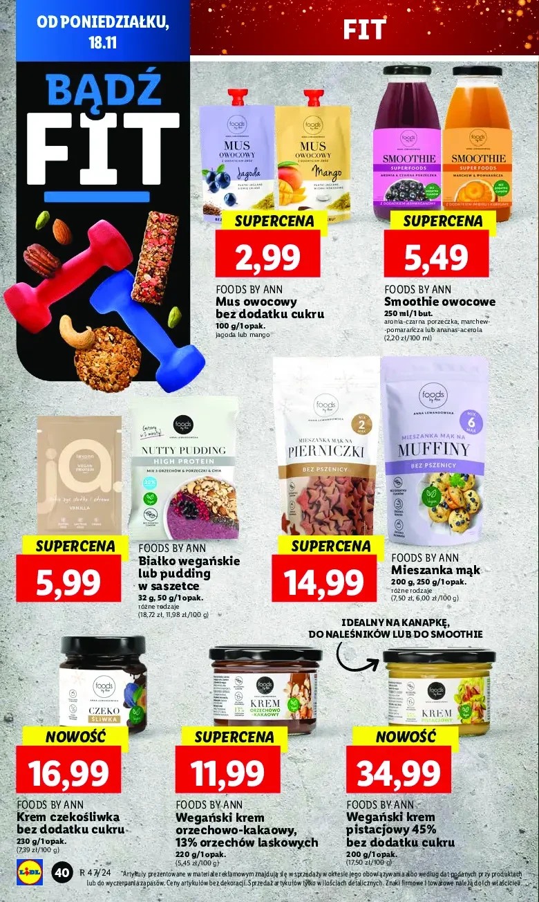 fit, promocje, tanio, zdrowe jedzenie, lidl