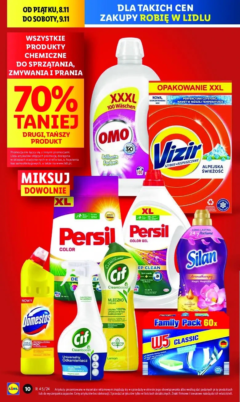 pranie Vizir, persil, promocje, Lidl, zakupy, weekend, okazje, nowości